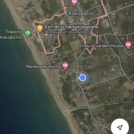 דירה Kakovatos - Luxury Sea View “theodora” 54m2.