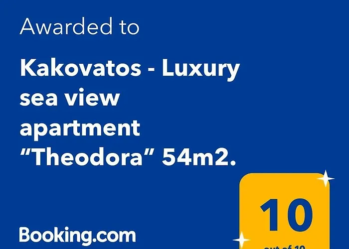 Kakovatos - Luxury Sea View “theodora” 54m2. * Kakovatos (Elis)
